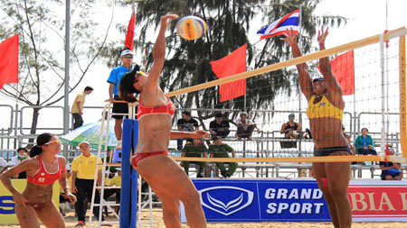 Giải bóng chuyền bãi biển nữ châu Á 2017 diễn ra từ ngày 28/4 đến ngày 1/5.